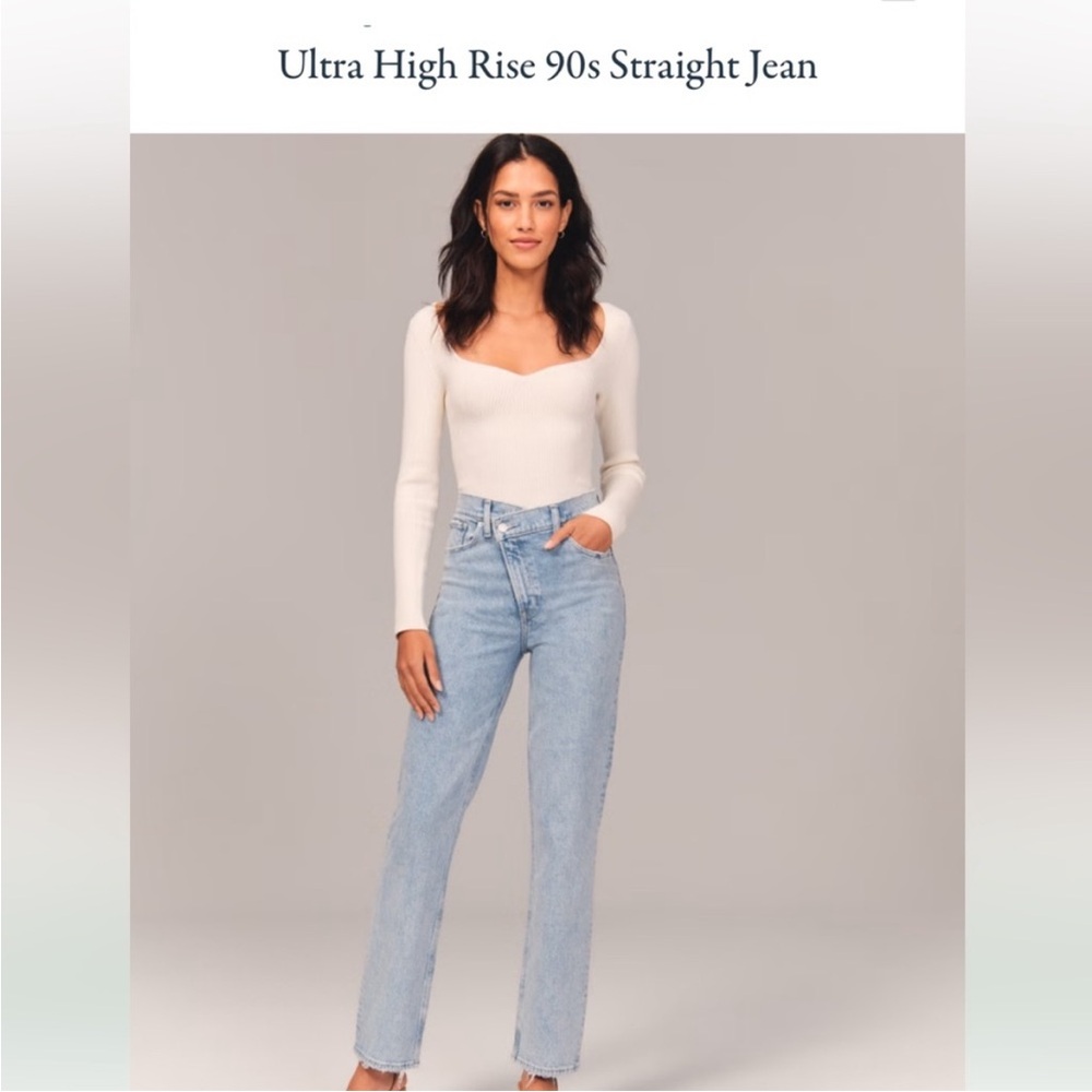 Abercrombie & Fitch Blue Straight Jeans